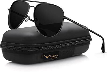 LUENX Men's Aviator Sunglasses